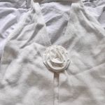 Flower halter top White Photo 1