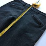 NYDJ Not Your Daughter Jeans pants Ski Zip Ponte charcoal gray LEGGINGS Size 8 Photo 5
