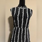 EUC Valencia & Vine Black and White Tiered Floral Sleeveless Dress size small Photo 1