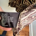 East 5th Vintage Linen Button Down Shirt Beige Geometric XL Photo 10