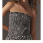 Anthropologie By Strapless Smocked Mini Dress Size M Photo 1