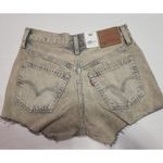 Levi's women's shorts gray 501 button fly W26'' Photo 1
