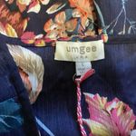 Umgee ๐NWT๐ SHEER NAVY FLORAL OVERSIZED V-NECK KNOTTED FRONT THROW-OVER SIZE LG Photo 5