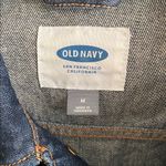 Old Navy Women’s  Indigo Denim jean Jacket like new size Medium dark wash Photo 2