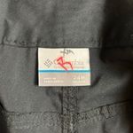 Columbia Womens Convertible Pant Classic Size 24W Black Silver Ridge Zip Off Leg Photo 2