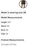 BLANK NYC Limited Edition  Record Breaker Black High Rise Faux Leather Shorts Photo 4