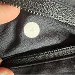 Lululemon Black Cropped Leggings Size 4 Running Yoga Back Zippered Pocket Photo 4