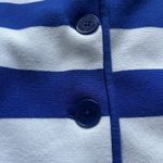 Ralph Lauren  Sweater Blazer Blue White Cotton Sz M preppy old money Nautical Photo 11