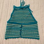 Urban Outfitters UO Millie Crochet Halter Cropped Tank Top Photo 3