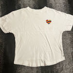 PINK - Victoria's Secret Womens XS  Everybody Deserves To Be Loved Shirt Photo 0