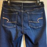 American Eagle  | Dark Wash “Skinny” Cuffed Jeans Size 10 Regular Photo 6
