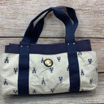 Tommy Hilfiger  Lobster Print‎ Tote Bag [2014] Canvas Blue Cream Button Purse Photo 0