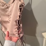 ZARA  Satin Camisole Top - Taupe Photo 3