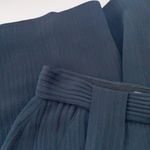 Giorgio Armani women’s navy ribbed pleated silk skirt luxury, size EU 40 US 4 Photo 1