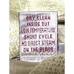 Papell Petites Vintage 90s 8P Sage Green Silk Beaded Skirt Suit Mother Bride Photo 8