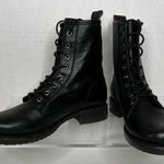 Frye Veronica Flex Combat Boot, Black/Cubana, Women’s 10, NWOB Photo 0