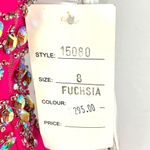 Envious Couture Prom One Shoulder Jeweled Fuchsia Pink Gown Size 8 Dress Pageant Photo 8