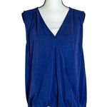 Wantable 1X Women’s Sleeveless Blue V Photo 3