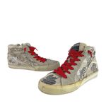 Vintage Havana  Women's White Red High Top Trainers Athletic Sneakers Shoes Sz 6 Photo 4