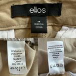 Ellos Womens Modern Stretch Chino Pants 14 Beige Tan Khaki New Photo 2