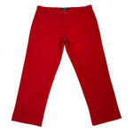 Ralph Lauren  Sport Pants Red Festive Holiday Ankle Chinos Size Women's 14 Photo 0