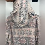 Kinsey fleece, PJs size medium, pink, and gray with hood and ears Photo 4