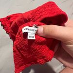 We Wore What  COCO SOLID OBE RUBY RED TOP WOMENS SEXY CROPPED XS Photo 9