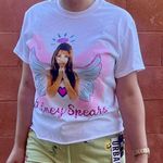 Urban Outfitters  Britney Spears White Boxy Crop Tee Photo 2