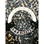 Adrienne Vittadini  Metallic Ring Detail Short Sleeve Top In Abstract Print XL Photo 7