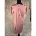 Free Fly Apparel Flex Pocket Dress Women's Medium Pink Short Sleeve Stretch Photo 2