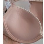 Emporio Armani Padded Push-Up Floral Lace Gingham Bra Tan 34B Photo 9