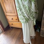 Paper Heart  Green and White Floral Maxi Dress.  Hawaiian. Size Small Photo 4