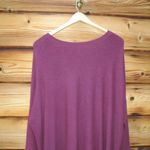 Eileen Fisher  Super Soft Burgundy Oversize Sweater Photo 4