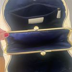 Coach Two tone  and white Op Art Patent Leather Kisslock Tote Photo 8