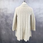 Handmade Womens Crochet Cardigan Size M Chunky Textured Artisan Cottage 70s Vibe Size M Photo 7