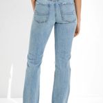 American Eagle New AE '90s Bootcut Jean size 6/ 28w comfort stretch waistband in bright blue Photo 2