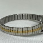 Timex  indiglo women’s watch gold silver tone 25mm round stretch band running Photo 4