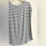 Green Envelope Grey and White Striped Short Sleeve T Photo 14