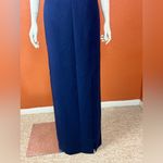 Black Halo  High Rise Elegant Dark Blue Maxi Skirt Size 8 Photo 7