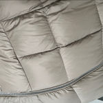 Michael Kors  Packable Down Fill Taupe Brown Tan Long Jacket Coat XL Photo 0