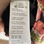 Free People  Gaia One Shoulder Floral Mini Dress Made in USA Sz 8 Photo 5