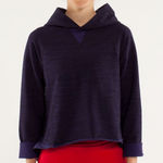 Lululemon Athletica Women's Deep Purple Pull Me Hoodie Size 8 Photo 0