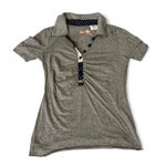 Miss Sixty Vintage y2k  Grey Polka Dot Polo T-shirt - Size S Photo 3