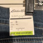 Eddie Bauer Slim Straight Slightly Curvy Womens Jeans Photo 5
