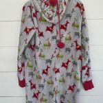 Munki Munki Llama Holiday One Piece Sleepwear Photo 2