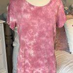 The Comfy Tie Dye Tee Short Sleeve Mauve Pink Shirt Womens Medium Photo 1