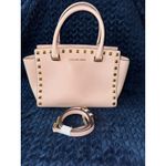 Michael Kors Selma Pink Blossom Medium Studded Bag Photo 2