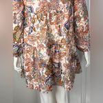SheIn  Multicolor Paisley Long Sleeve Dress Photo 3