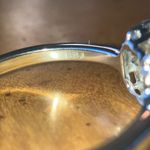 Natural Aquamarine Sterling Silver Ring Size 9 Photo 6