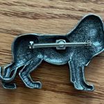 Majestic Vintage JJ Silver pewter  Lion Brooch/Pin Photo 1
